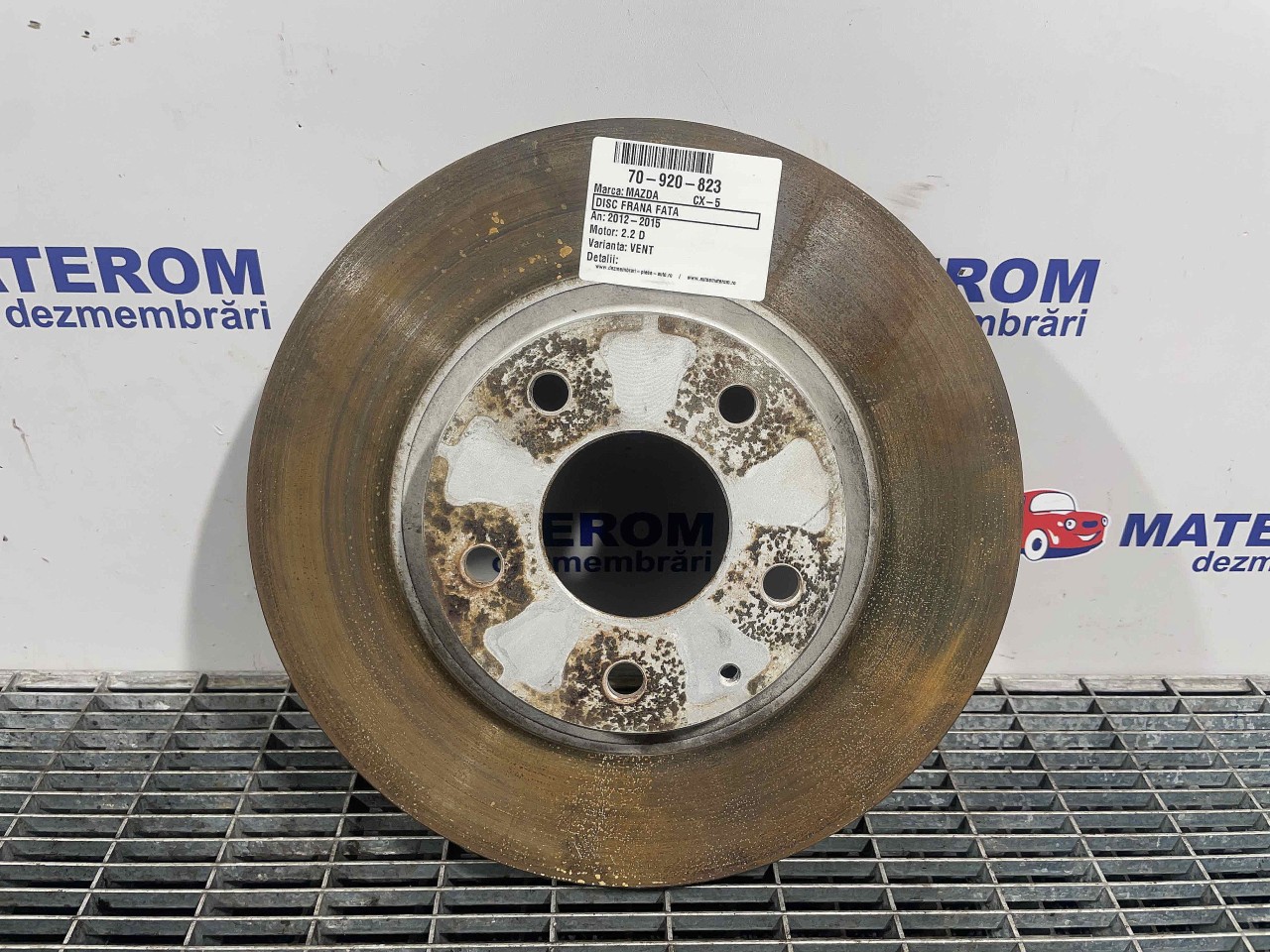 DISC FRANA FATA MAZDA CX-5 2.2 D - (2012 2015)