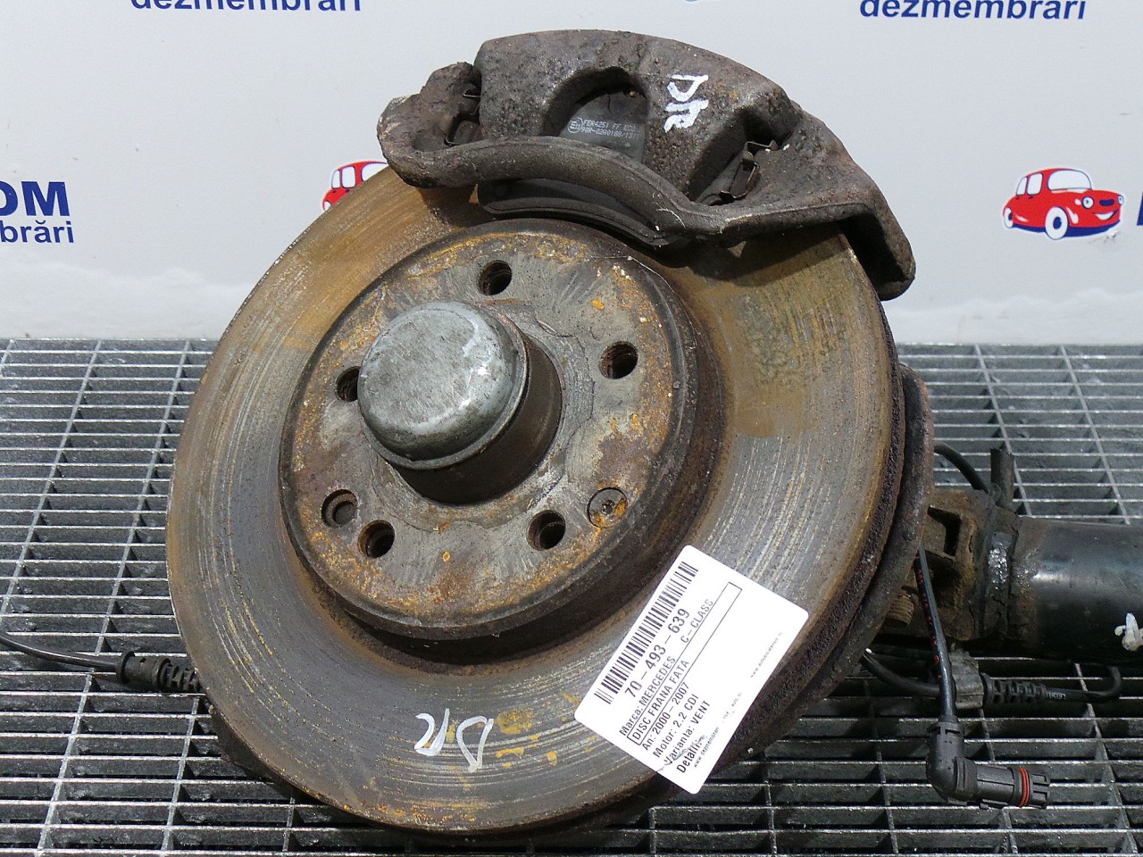 DISC FRANA FATA MERCEDES C-CLASS C-CLASS 2.2 CDI - (2000 2007)