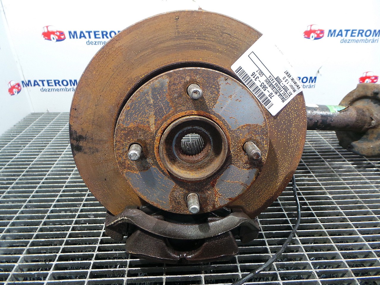 DISC FRANA FATA MITSUBISHI COLT 1.5 D - (2004 2008)