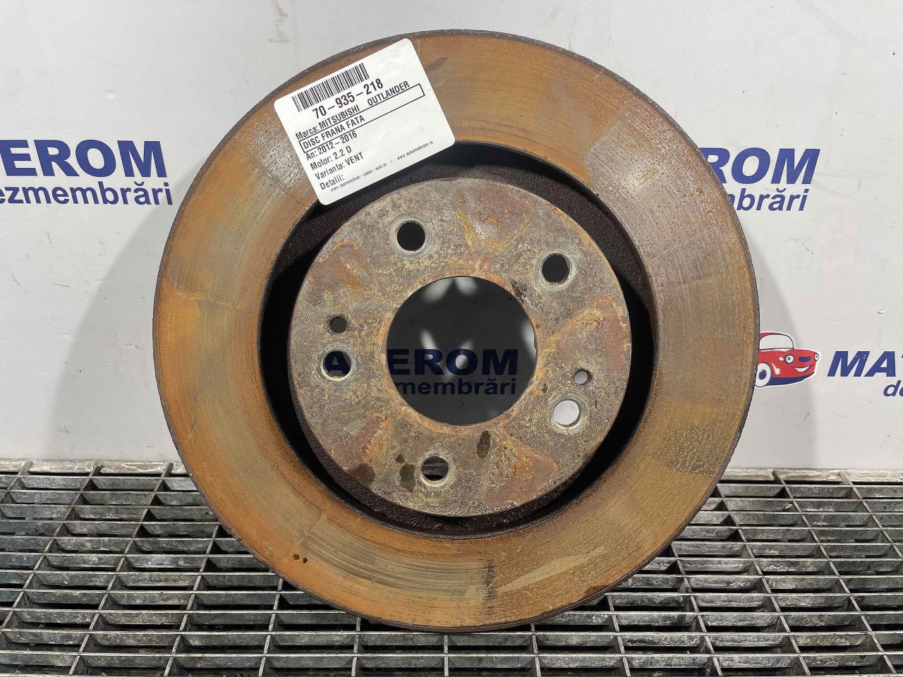 DISC FRANA FATA MITSUBISHI OUTLANDER OUTLANDER 2.2 D - (2012 2016)