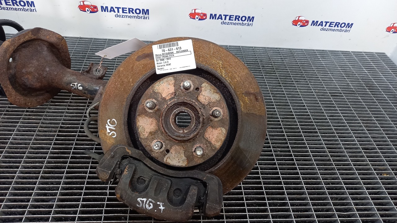 DISC FRANA FATA MITSUBISHI OUTLANDER OUTLANDER 2.0 D - (2006 2012)