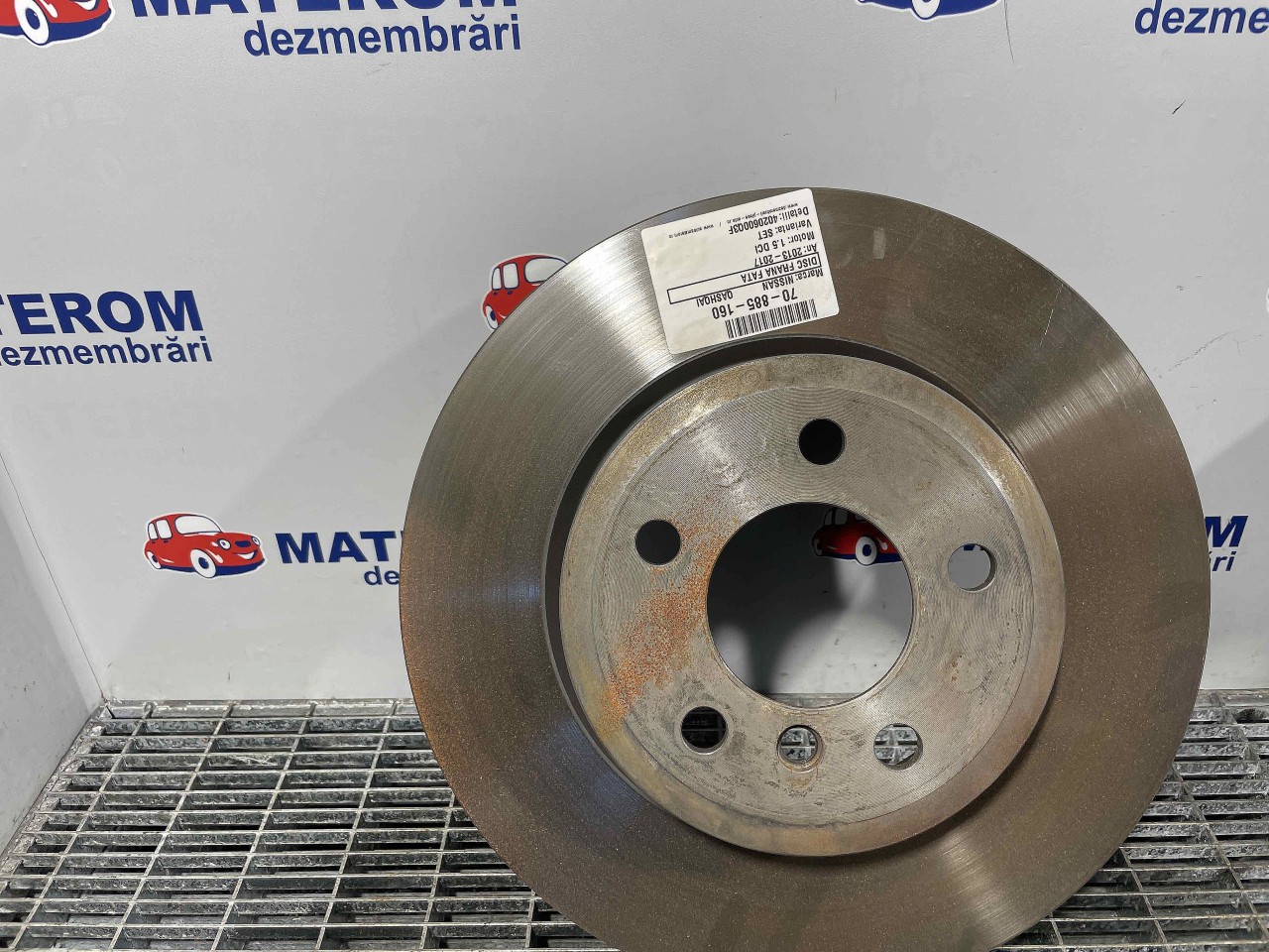 DISC FRANA FATA NISSAN QASHQAI 1.5 DCI - (2013 2017)