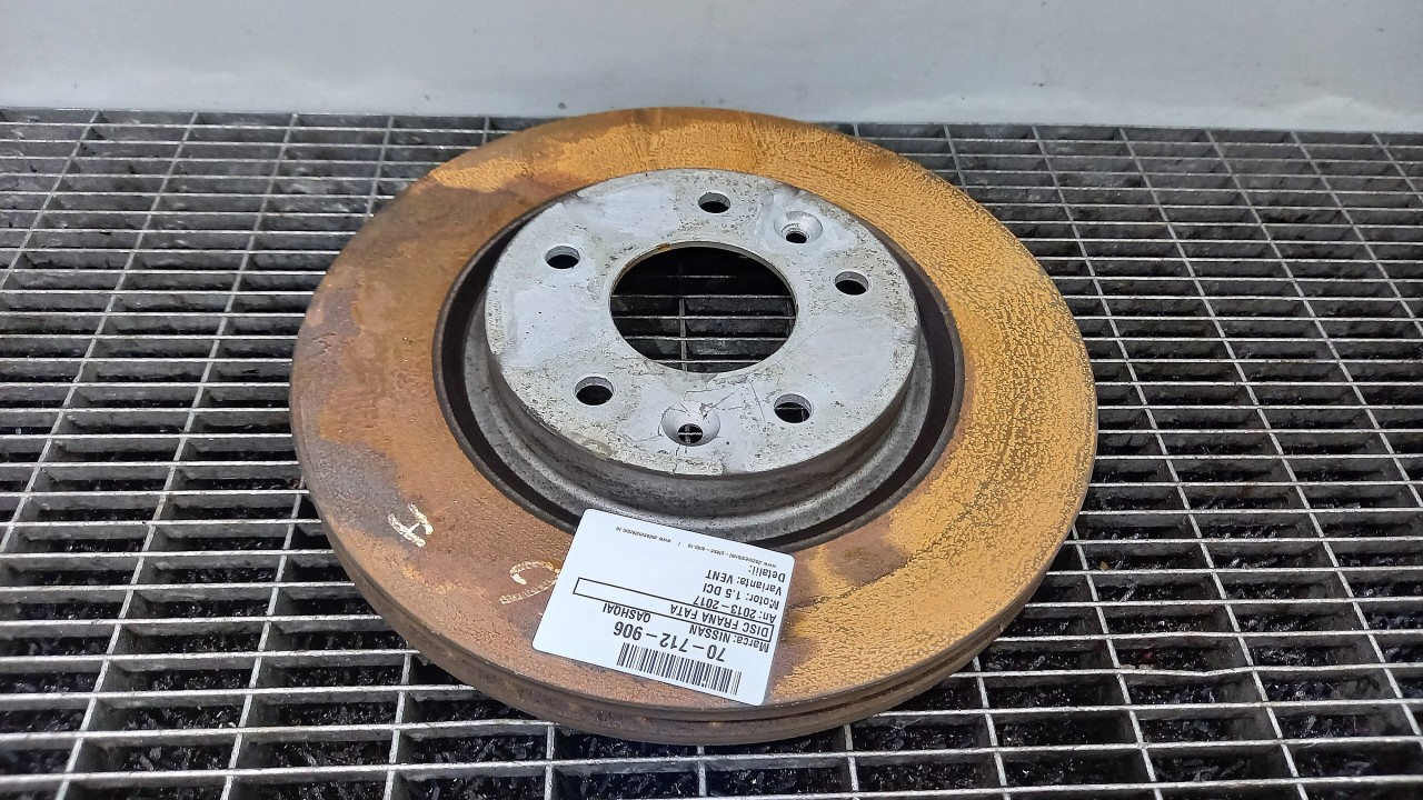 DISC FRANA FATA NISSAN QASHQAI QASHQAI 1.5 DCI - (2013 2017)