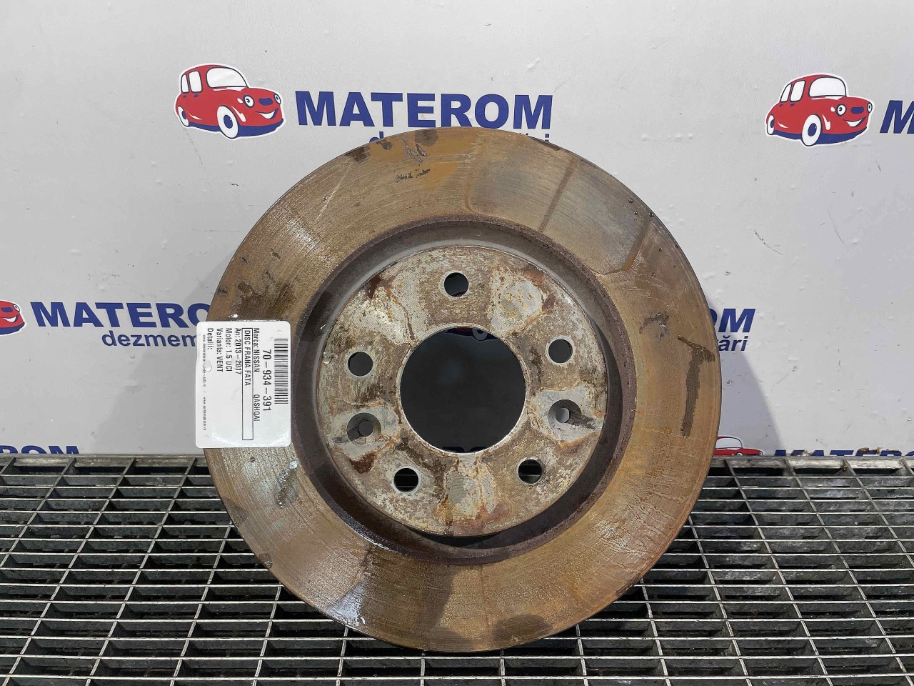 DISC FRANA FATA NISSAN QASHQAI QASHQAI 1.5 DCI - (2013 2017)
