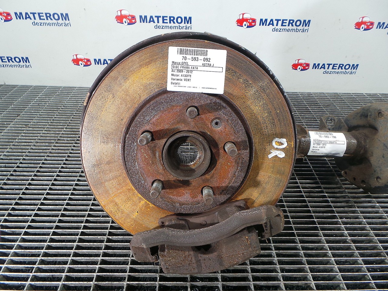 DISC FRANA FATA OPEL ASTRA J A13DTE - (2009 2012)