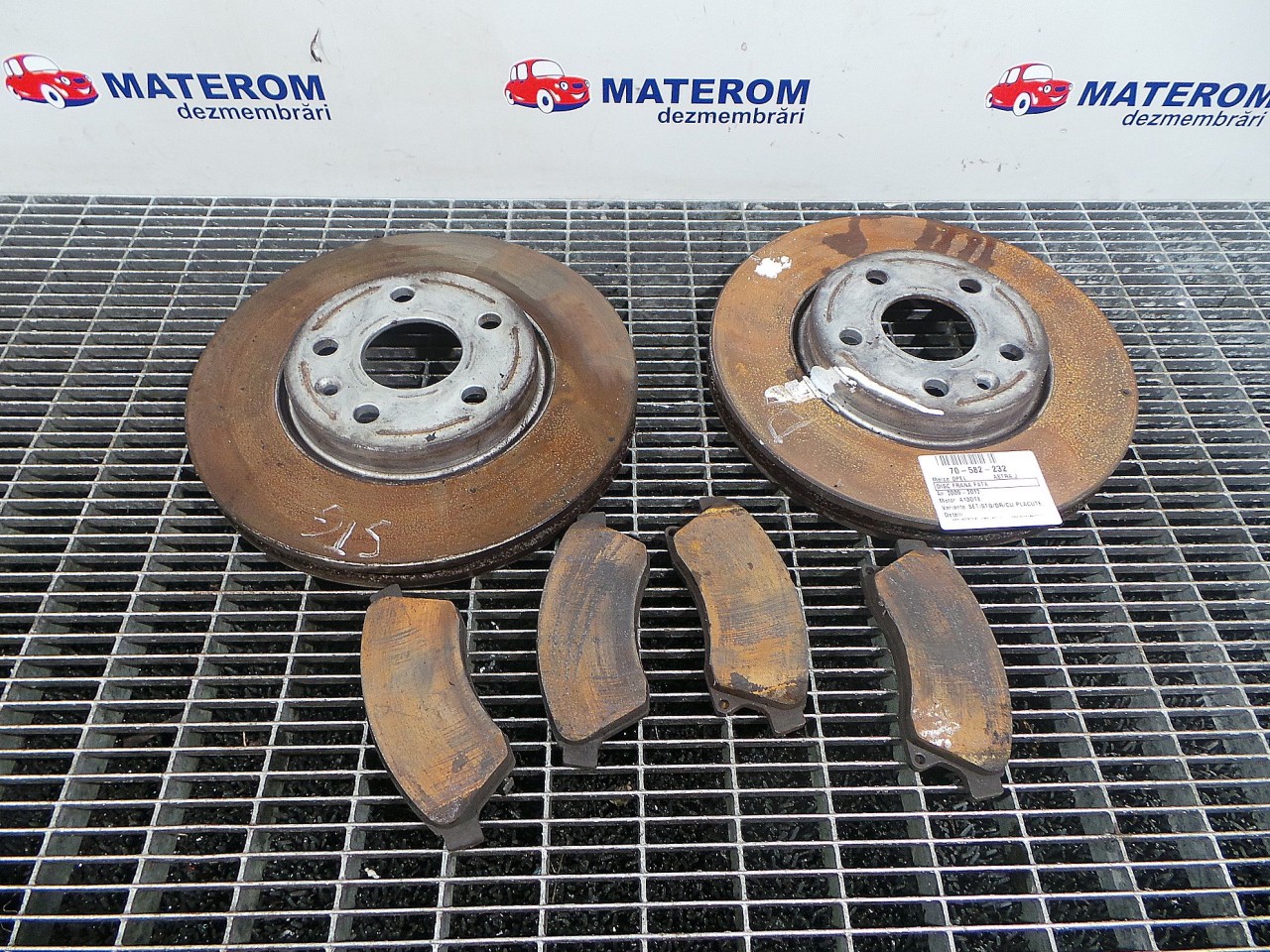 DISC FRANA FATA OPEL ASTRA J ASTRA J A13DTE - (2009 2012)