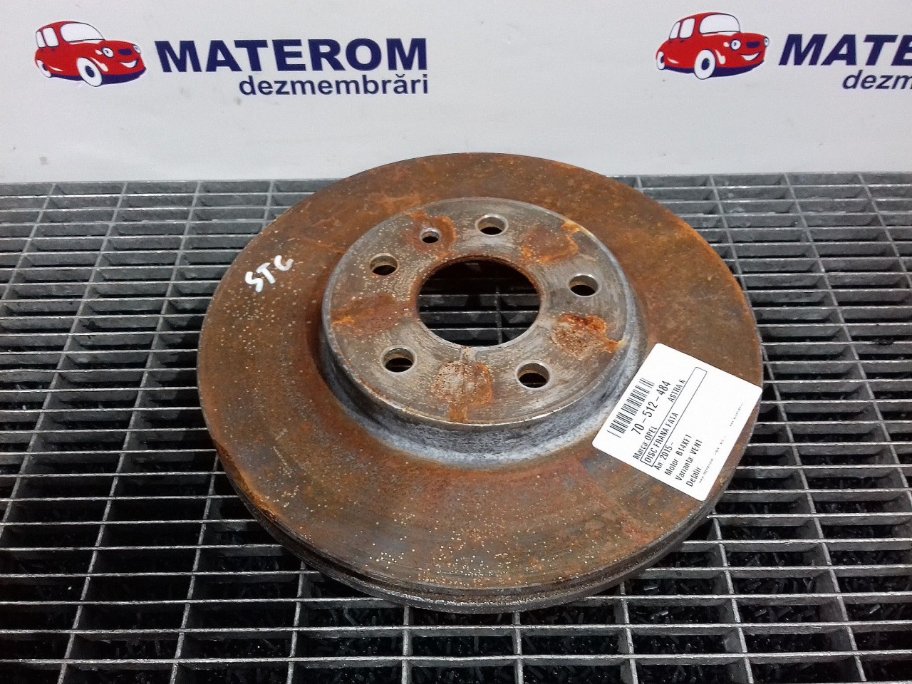 DISC FRANA FATA OPEL ASTRA K B14XFT - (2015 2021)