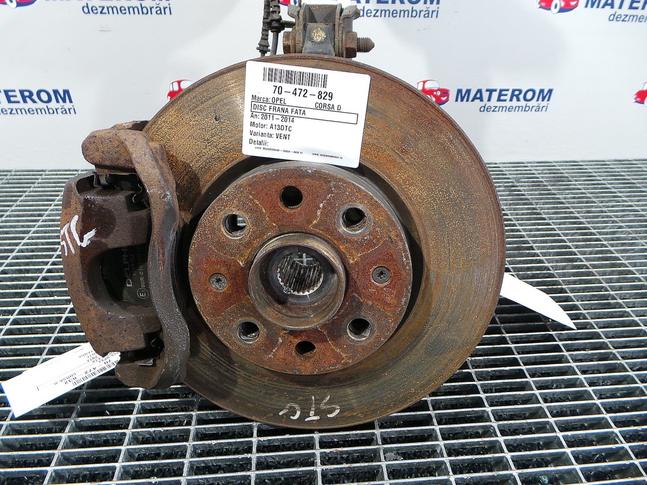 DISC FRANA FATA OPEL CORSA D A13DTC - (2011 2014)