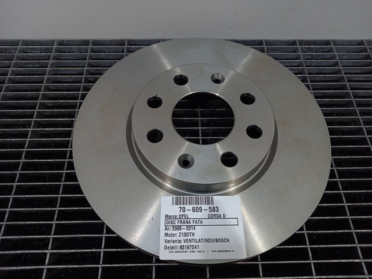 DISC FRANA FATA OPEL CORSA D CORSA D Z13DTH - (2006 2011)
