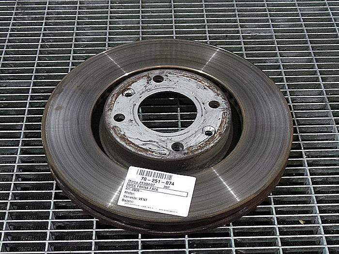 DISC FRANA FATA PEUGEOT 207 - - (2006 2009)