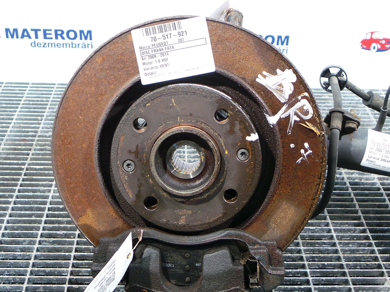 DISC FRANA FATA PEUGEOT 207 207 1.6 HDI - (2009 2014)