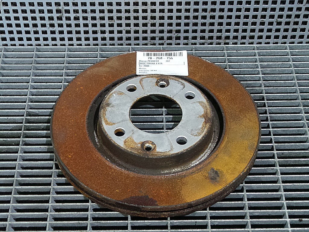 DISC FRANA FATA PEUGEOT 207 207 - - (2006 2009)