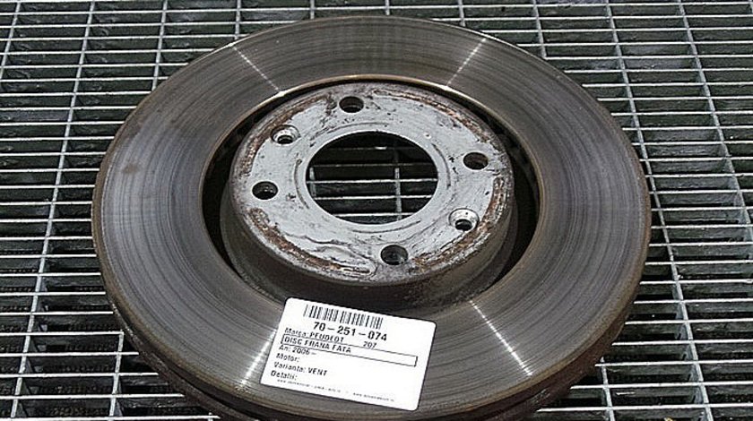 DISC FRANA FATA PEUGEOT 207 207 - (2006 2009)