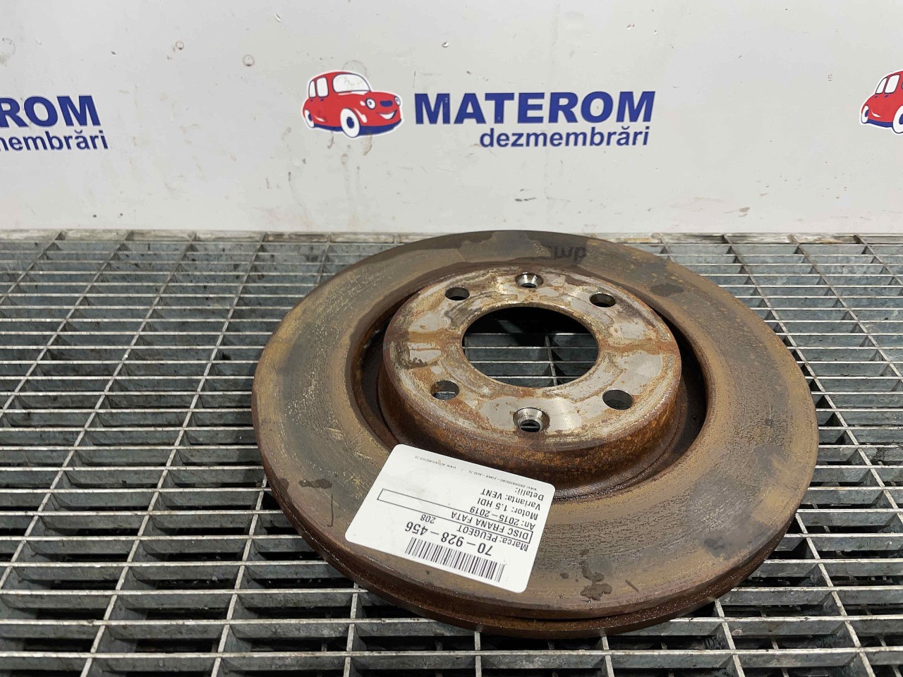 DISC FRANA FATA PEUGEOT 208 208 1.5 HDI - (2015 2019)