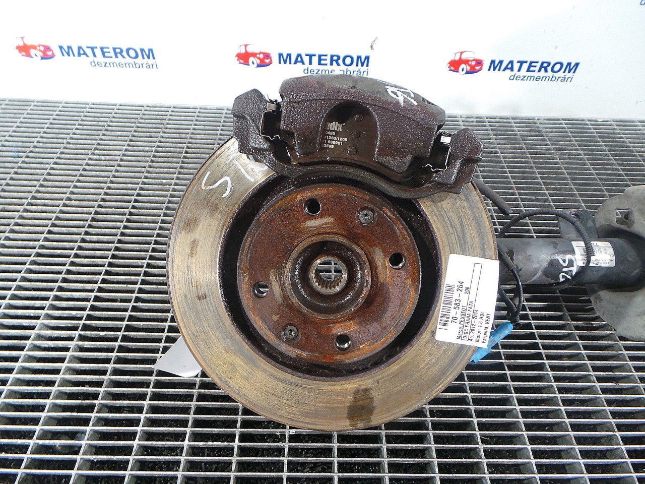 DISC FRANA FATA PEUGEOT 208 208 1.6 HDI - (2012 2015)