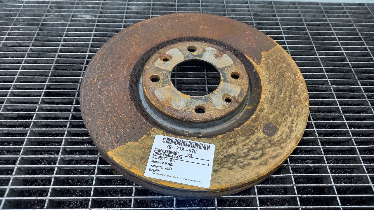 DISC FRANA FATA PEUGEOT 308 308 2.0 HDI - (2007 2011)