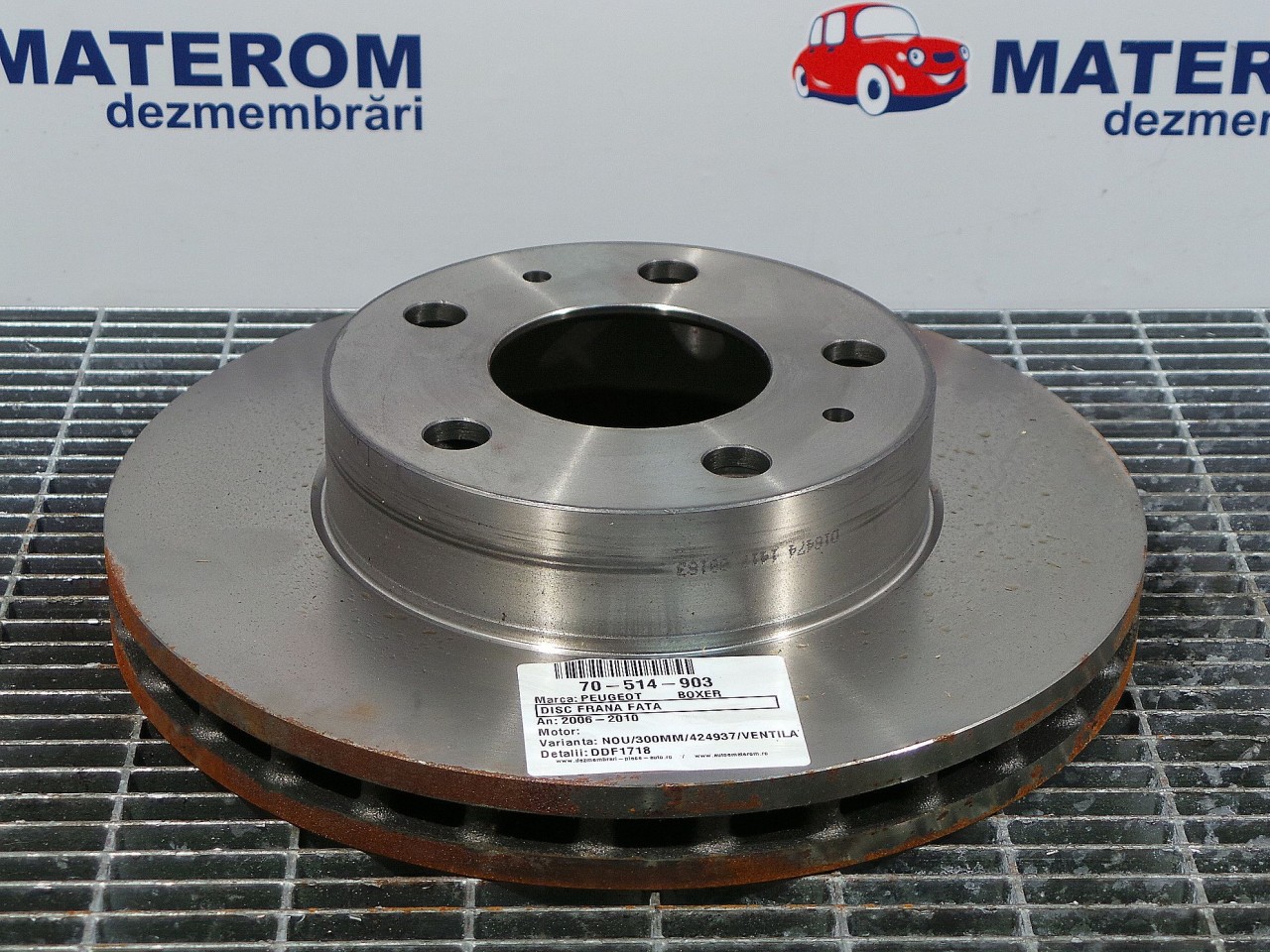 DISC FRANA FATA PEUGEOT BOXER BOXER - - (2006 2014)