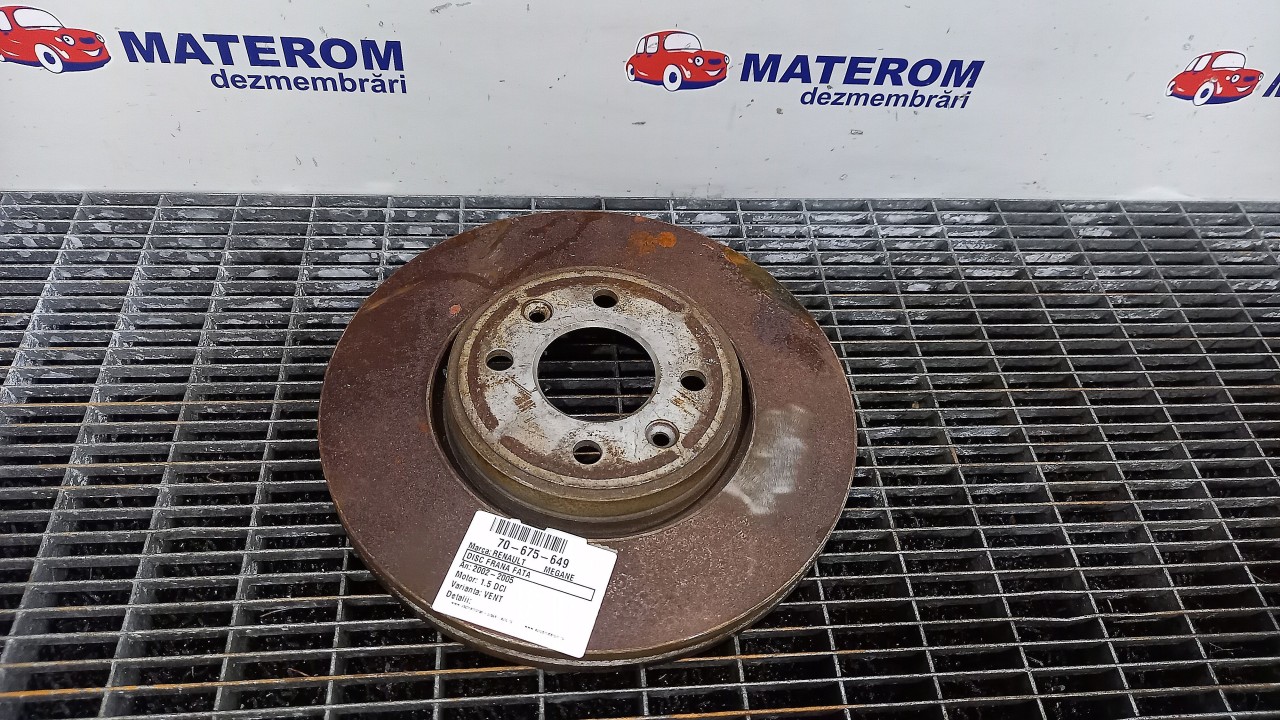 DISC FRANA FATA RENAULT MEGANE MEGANE 1.5 DCI - (2002 2005)