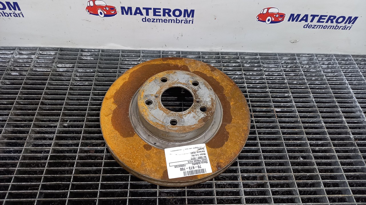 DISC FRANA FATA SUBARU FORESTER FORESTER 2.0 INJ - (2002 2008)