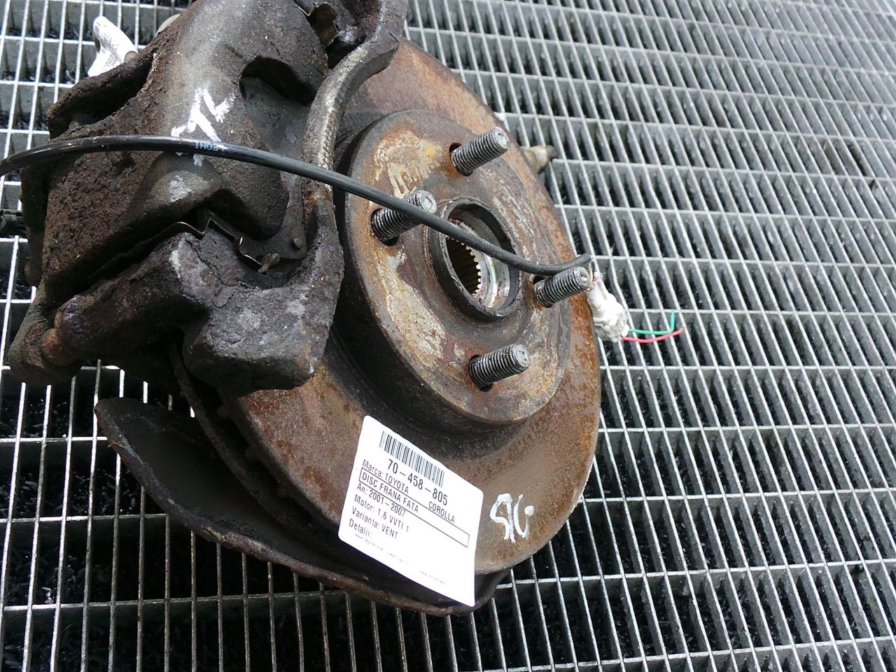 DISC FRANA FATA TOYOTA COROLLA COROLLA 1.6 VVTI - (2001 2007)