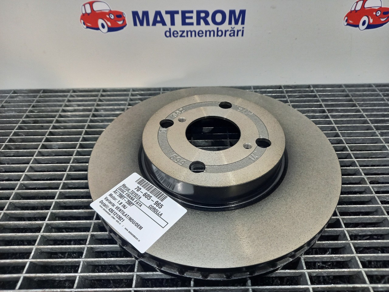 DISC FRANA FATA TOYOTA COROLLA COROLLA 1.8 INJ - (2001 2007)