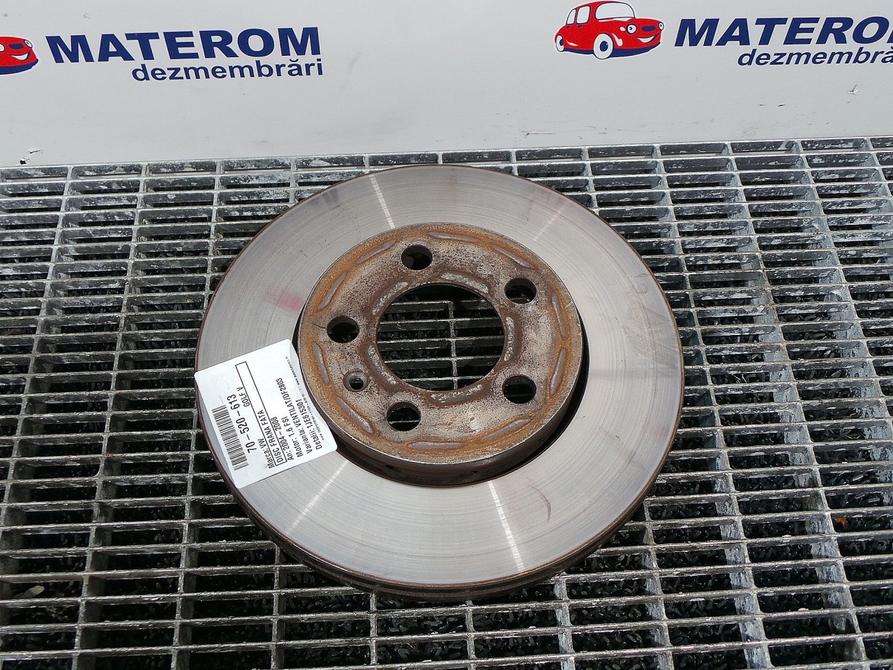 DISC FRANA FATA VW GOLF V GOLF V 1.6 FSI - (2004 2008)