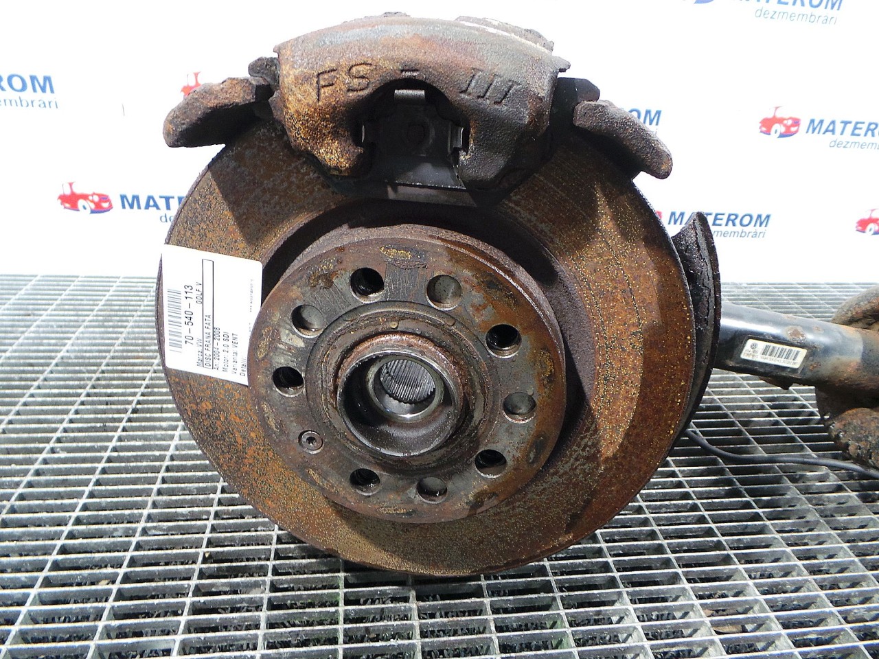 DISC FRANA FATA VW GOLF V GOLF V 2.0 SDI - (2004 2008)