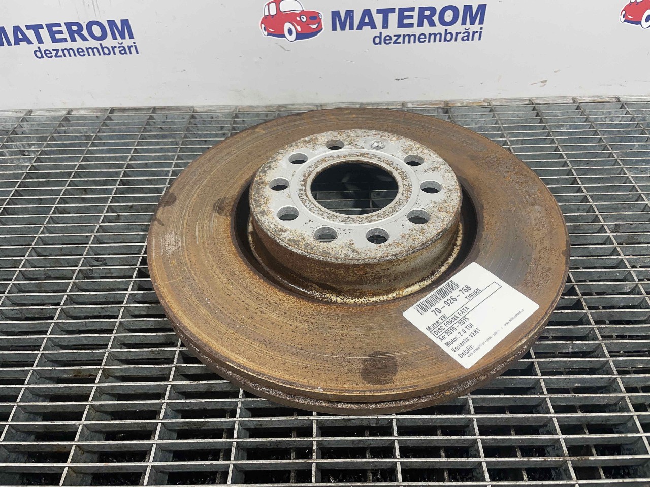 DISC FRANA FATA VW TIGUAN TIGUAN 2.0 TDI - (2010 2015)