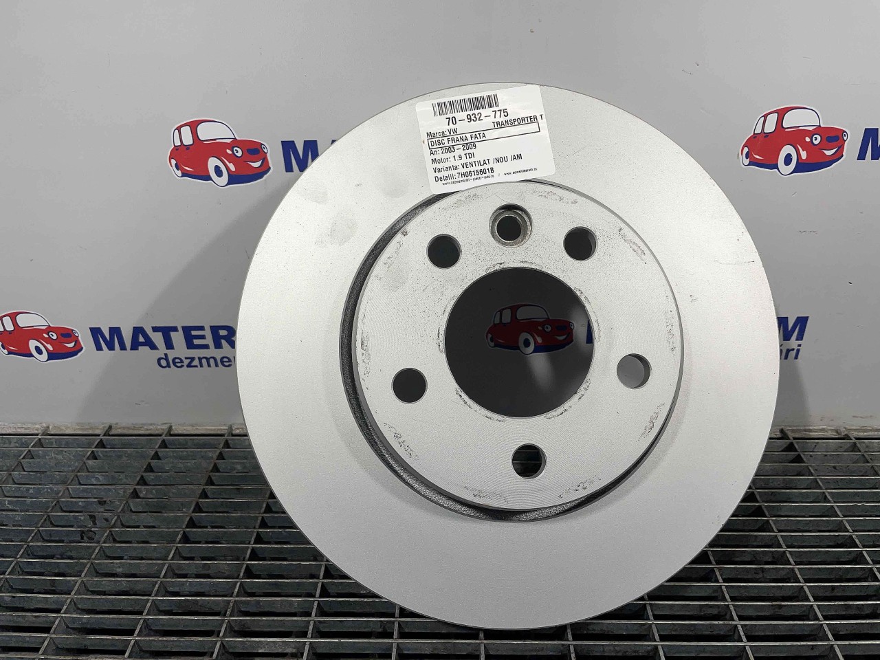 DISC FRANA FATA VW TRANSPORTER T5 1.9 TDI - (2003 2009)