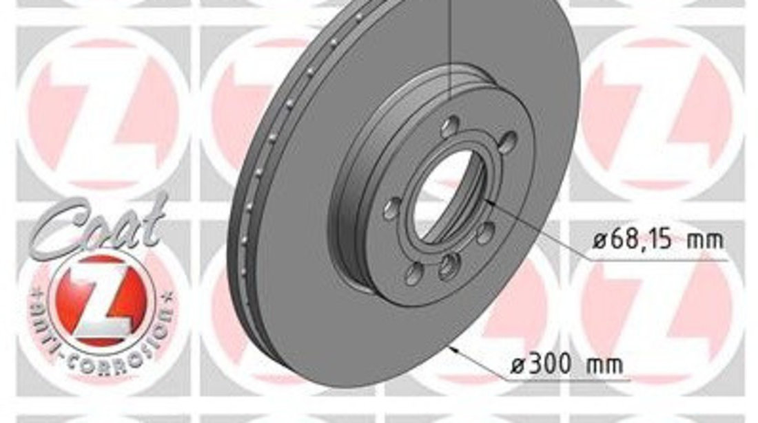 Disc Frana Fata Zimmermann Mercedes-Benz A-Class W168 1997-2004 400.3602.20