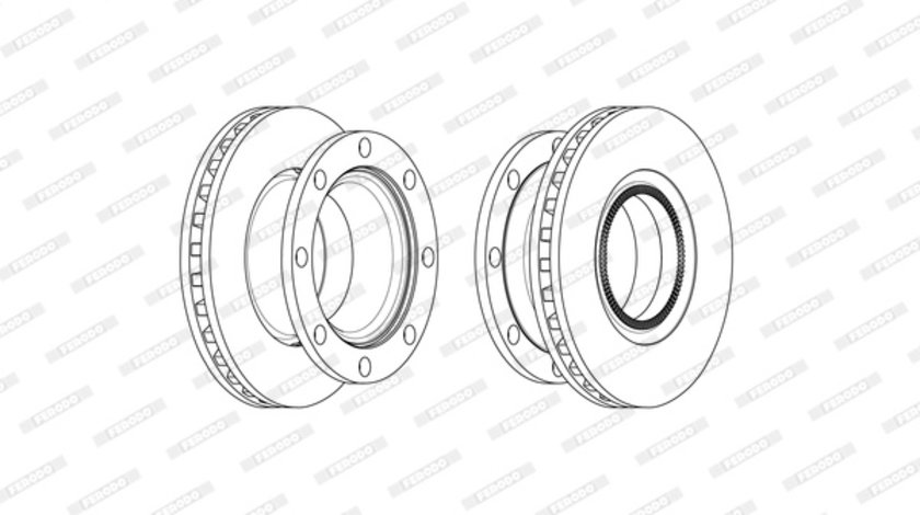 Disc frana (FCR347A FERODO PREMIER)