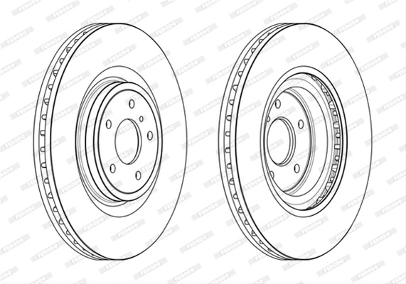Disc Frana Ferodo Nissan DDF2430C-1