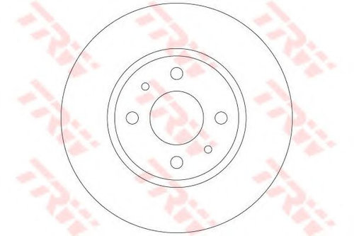 Disc frana FIAT 500 C (312) (2009 - 2016) TRW DF6231 piesa NOUA