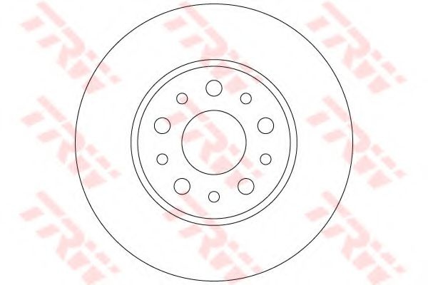 Disc frana FIAT 500L (199) (2012 - 2016) TRW DF6228 piesa NOUA