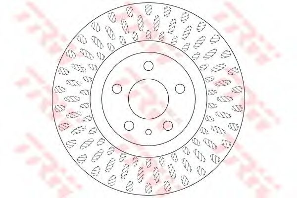 Disc frana FIAT 500L (199) (2012 - 2016) TRW DF6522 piesa NOUA