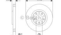 Disc frana FIAT 500X (334) (2014 - 2016) BOSCH 0 9...