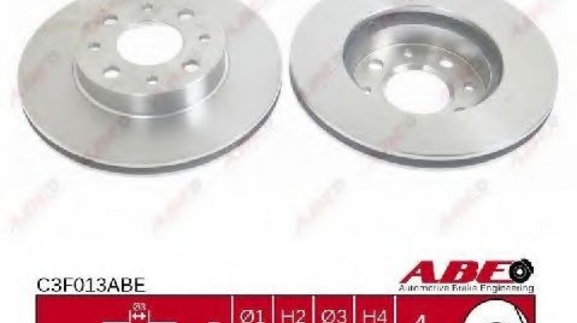 Disc frana FIAT ALBEA (172) (2007 - 2016) ABE C3F013ABE piesa NOUA