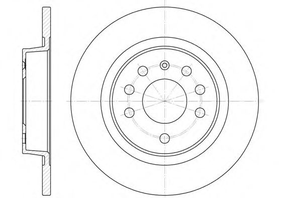Disc frana FIAT CROMA (194) (2005 - 2016) REMSA 6688.00 piesa NOUA