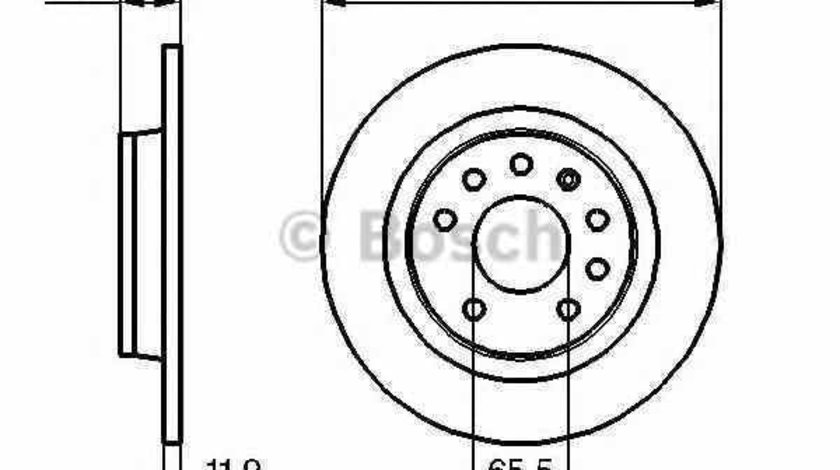 Disc frana FIAT CROMA 194 BOSCH 0 986 479 B74