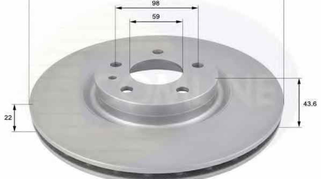 Disc frana FIAT DOBLO caroserie inchisa/combi 263 COMLINE ADC1805V