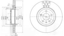 Disc frana FIAT DOBLO Combi (263) (2010 - 2016) DE...