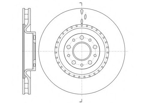 Disc frana FIAT DOBLO Combi (263) (2010 - 2016) REMSA 61458.10 piesa NOUA