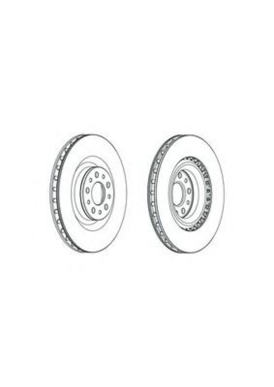 Disc frana FIAT DOBLO Microbus (263, 152) (2009 - 2016) FERODO DDF2289C piesa NOUA