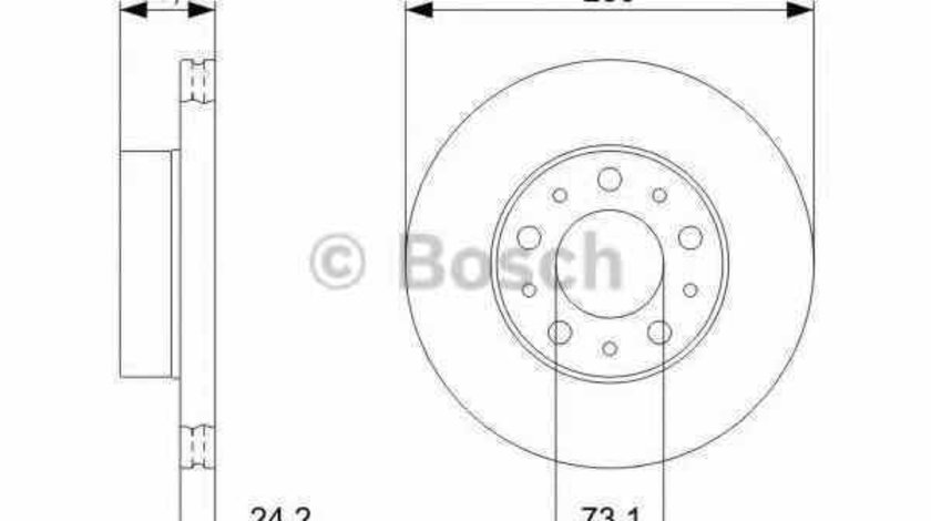 Disc frana FIAT DUCATO bus 230 BOSCH 0 986 479 B96