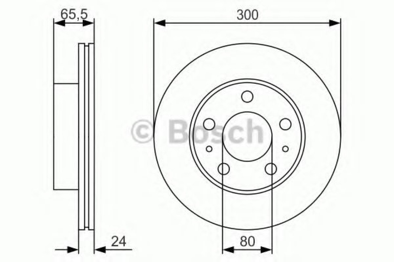 Disc frana FIAT DUCATO caroserie (230L) (1994 - 2002) BOSCH 0 986 479 R86 piesa NOUA