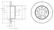 Disc frana FIAT DUCATO caroserie (230L) (1994 - 20...