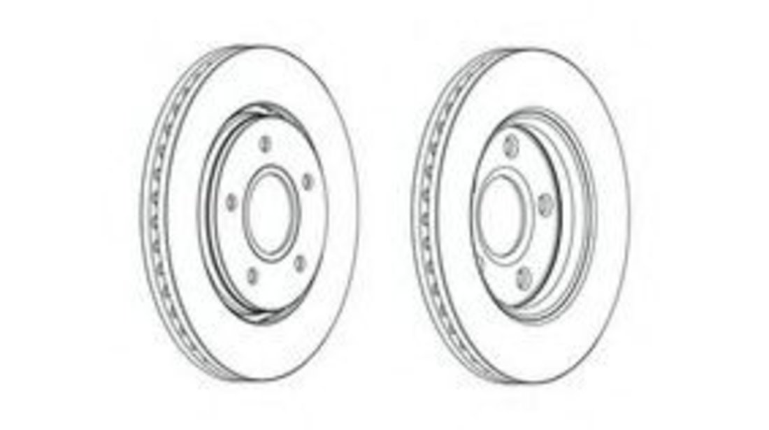 Disc frana FIAT FREEMONT (JC, JF) (2011 - 2016) FERODO DDF1807C piesa NOUA