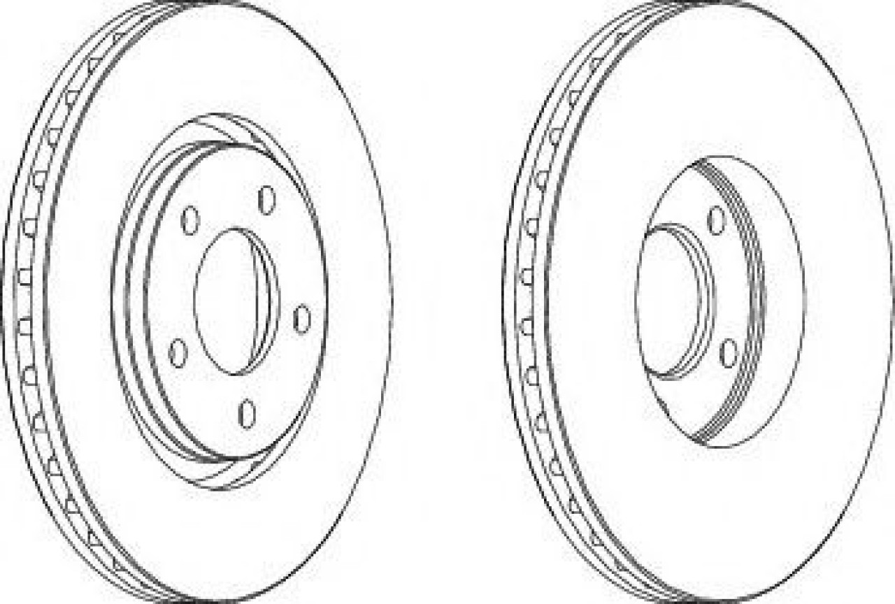 Disc frana FIAT FREEMONT (JC, JF) (2011 - 2016) FERODO DDF1372 piesa NOUA