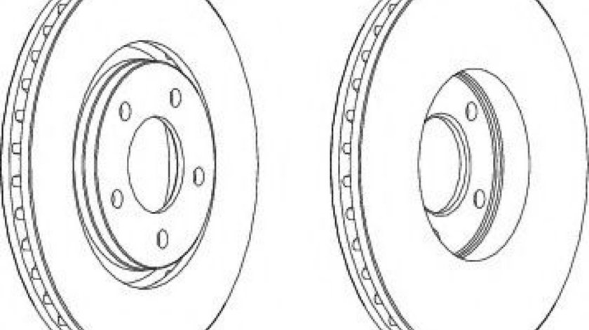 Disc frana FIAT FREEMONT (JC, JF) (2011 - 2016) FERODO DDF1372C piesa NOUA