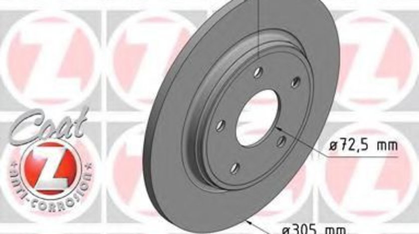 Disc frana FIAT FREEMONT (JC, JF) (2011 - 2016) ZIMMERMANN 230.2311.20 piesa NOUA